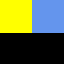 Black / Black / Yellow / Blue lens