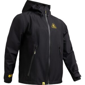Cressi 1946 Hardshell Jacket μαύρο μπροστινή όψη softshell jacket κατάδυση