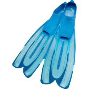 Cressi Agua Fins μπλε βατραχοπέδιλα full foot snorkeling ενηλίκων